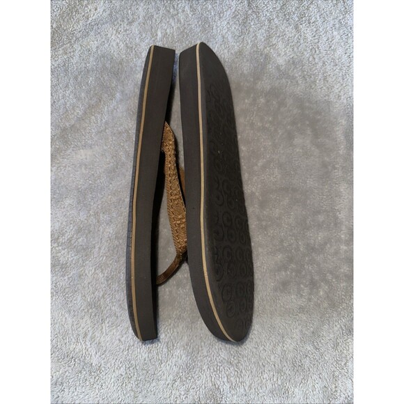 Women Cobian Bounce Flip Flop Sandal Brown Mocha Size 8 Arch Support cushioned - Picture 5 of 7